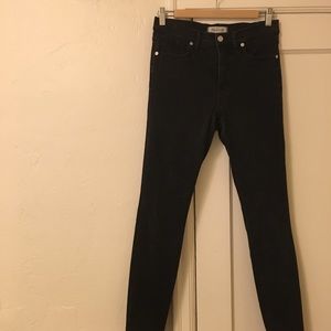 Madewell 9” High Rise Skinny in Lunar Wash